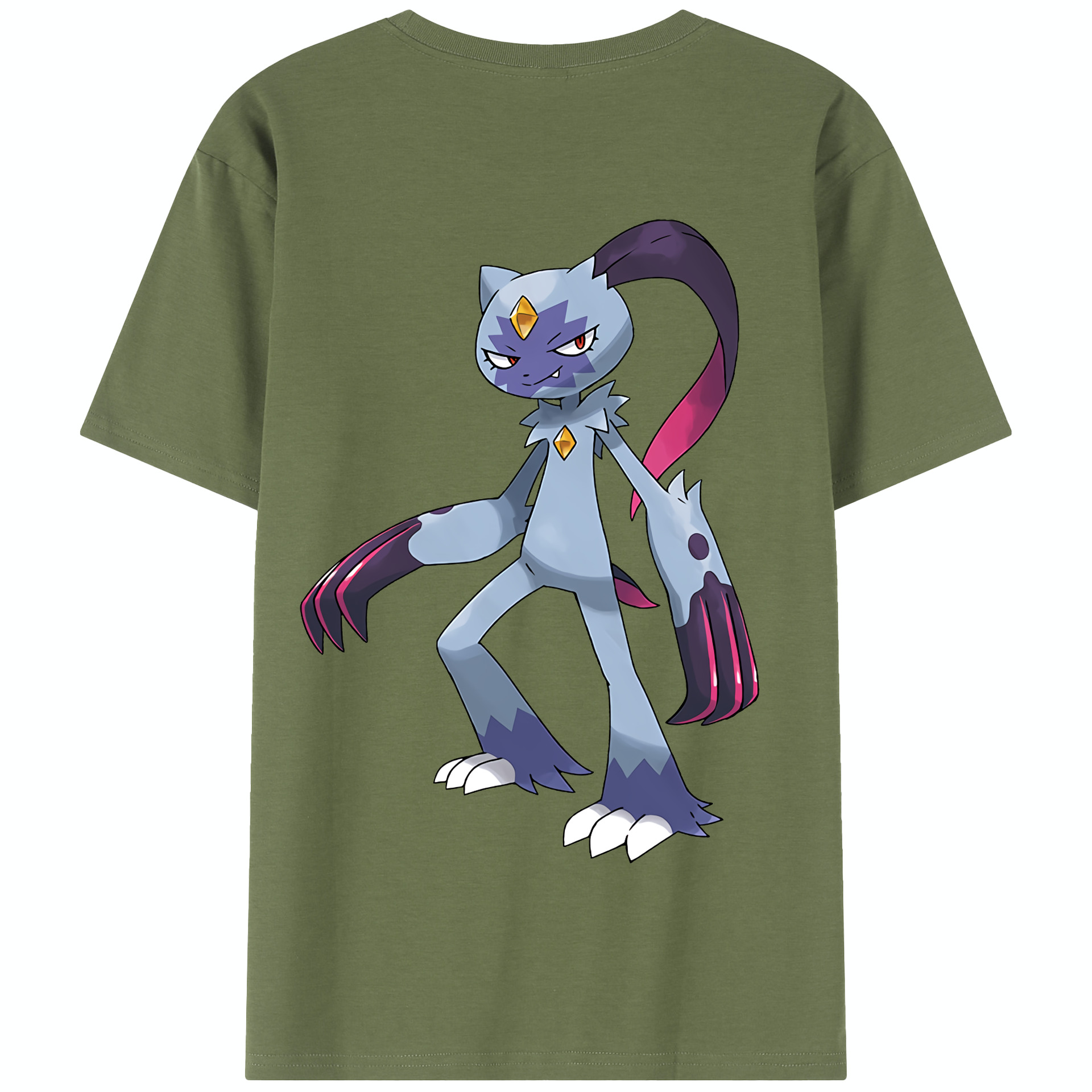 （画像用） ポケットモンスター Pokémon 綿100％半袖Tシャツ（背面プリント）